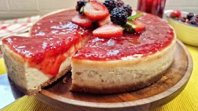 Cheesecake simples