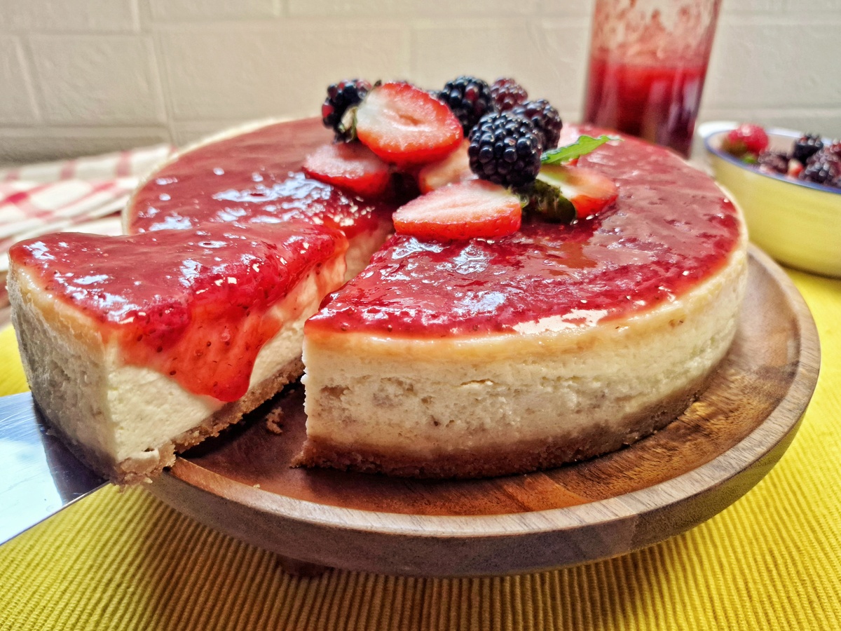 Cheesecake simples