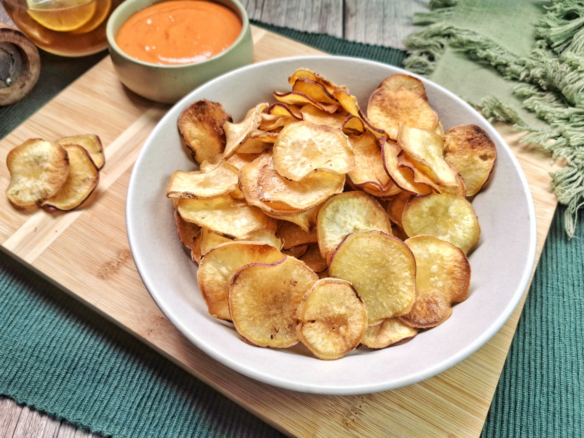 Chips de batata-doce