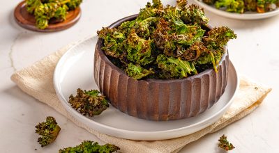 Chips de couve kale