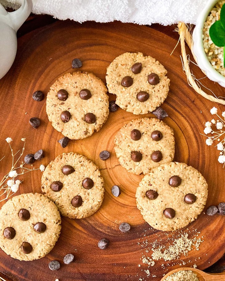 Cookies de castanha-de-caju