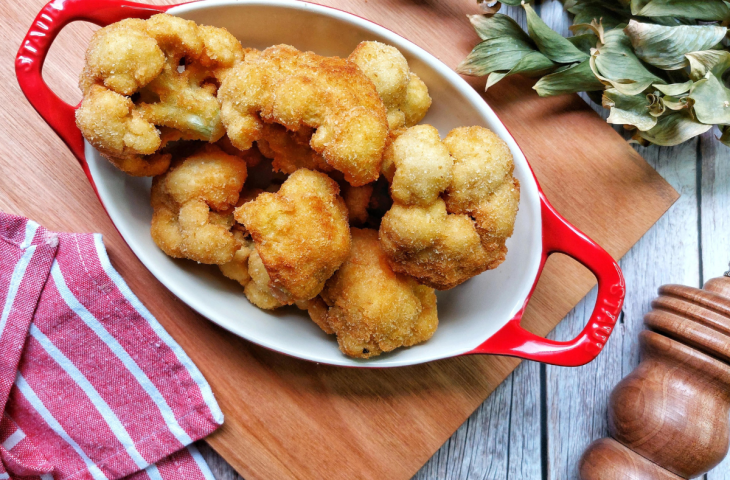 Couve-flor à milanesa