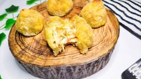 Coxinha de batata-doce fit