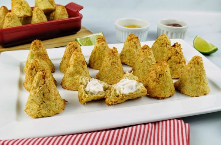 Coxinha rápida na air fryer