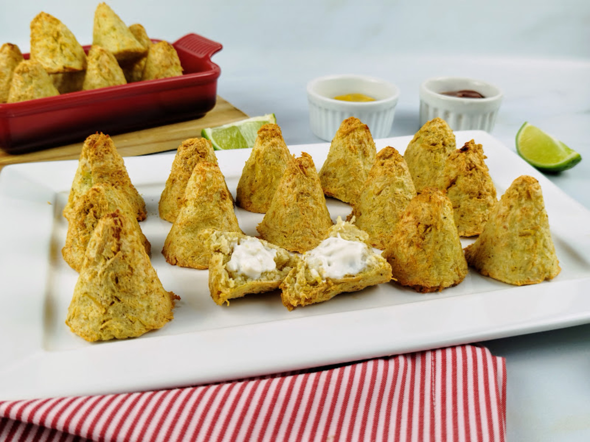 Coxinha rápida na air fryer