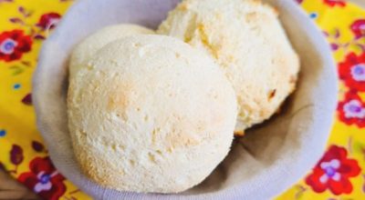 Pão fit com 3 ingredientes