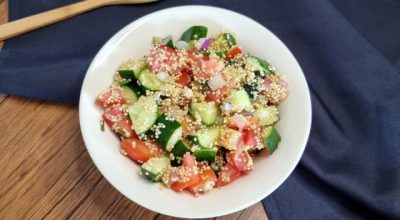 Salada de quinoa fácil