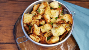 Croutons de frigideira fácil