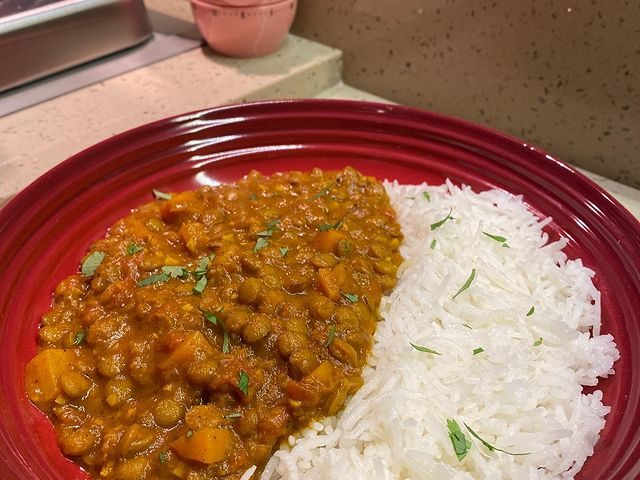 Curry de lentilha