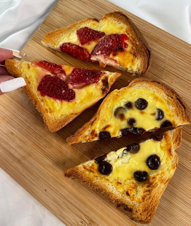 Custard toast