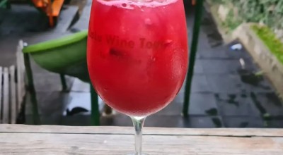 Drink de morango com pimenta