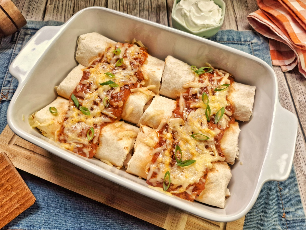 Enchiladas de frango