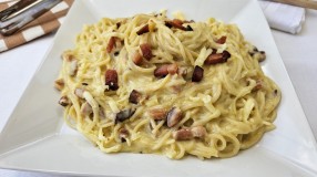 Espaguete à carbonara