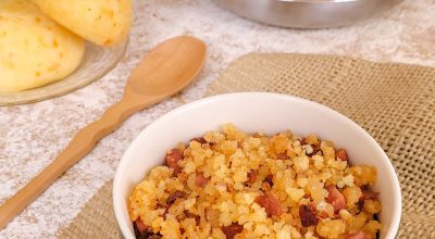 Farofa de pão de queijo