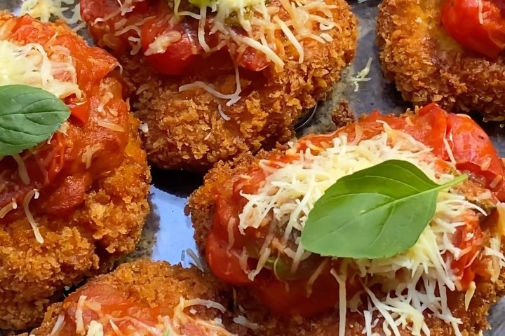 Filé suíno à parmegiana