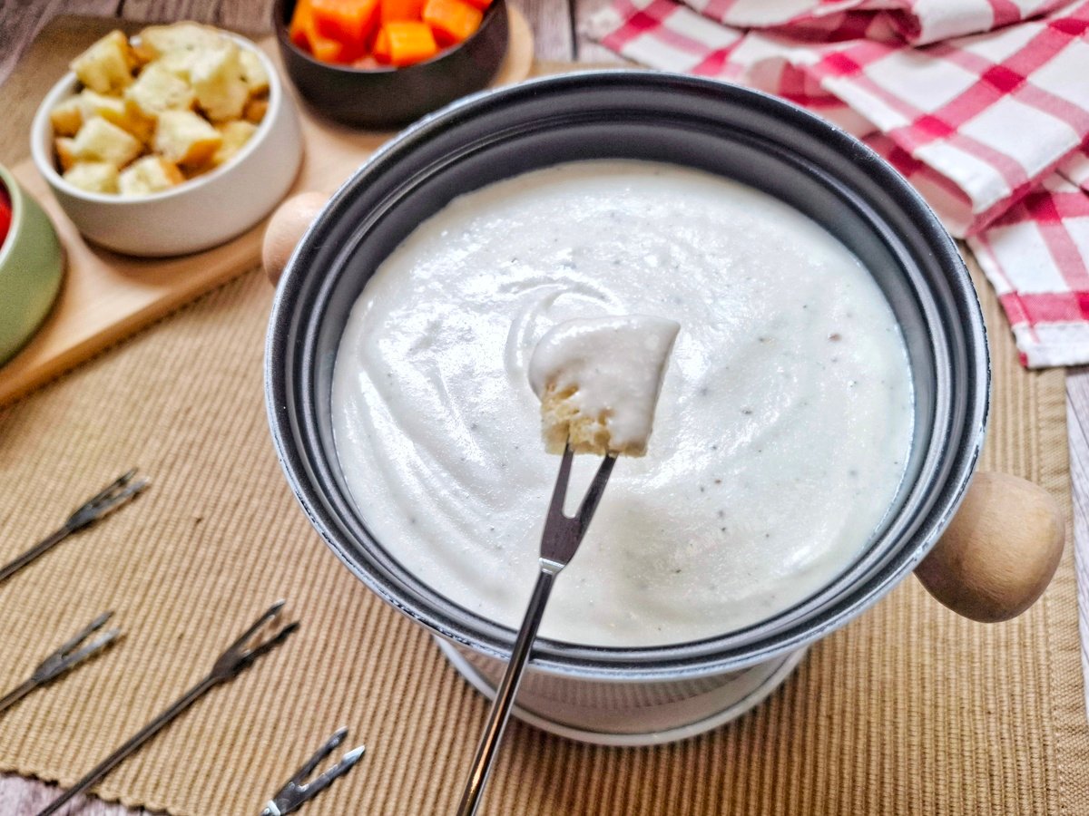 Fondue de queijo simples