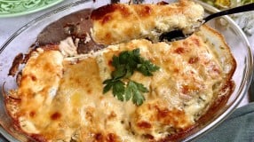 Frango cremoso gratinado