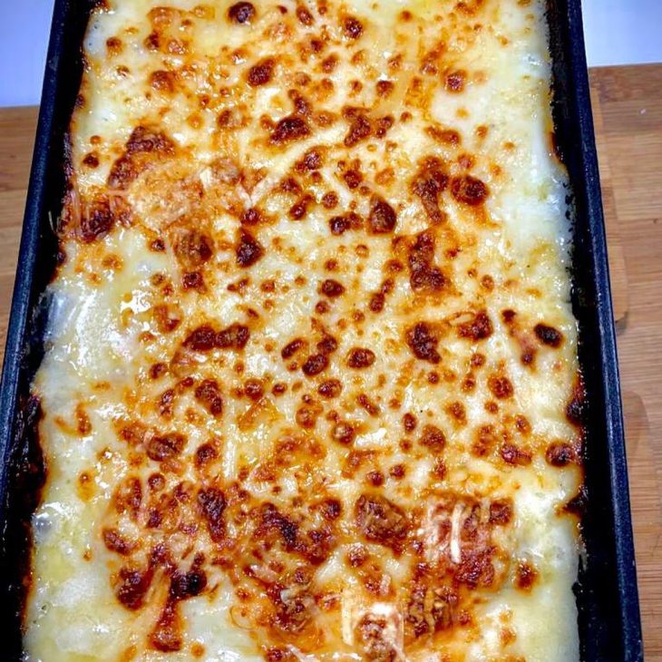 Gratin de alho-poró