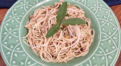 Macarrão com atum simples