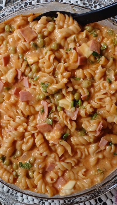 Macarrão de panela de pressão com presunto e mussarela - Foto de usuário