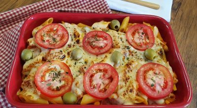 Macarrão pizza fácil