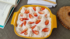 Merengue de morango