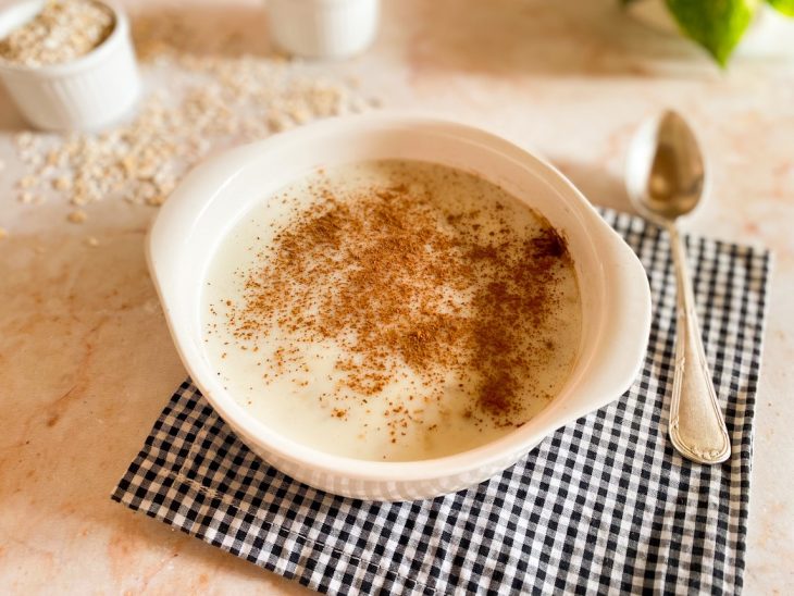 mingau de aveia com leite em pó