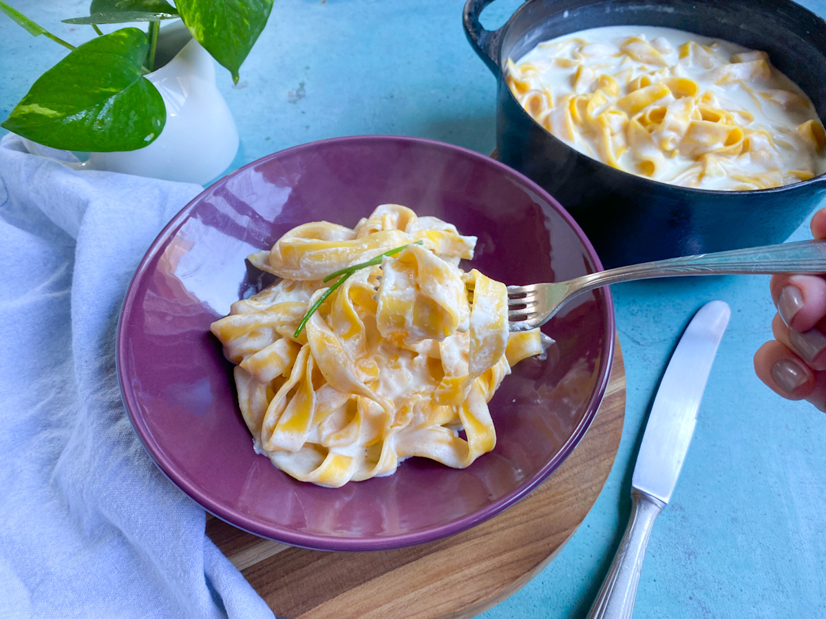 Molho alfredo com cream cheese