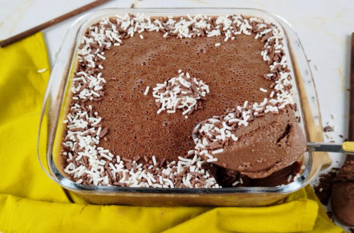 Mousse de chocolate rápida