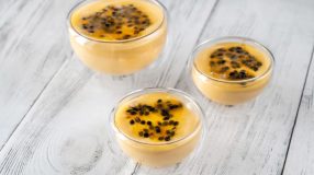 Mousse de maracujá sem lactose