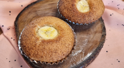 Muffin de banana simples