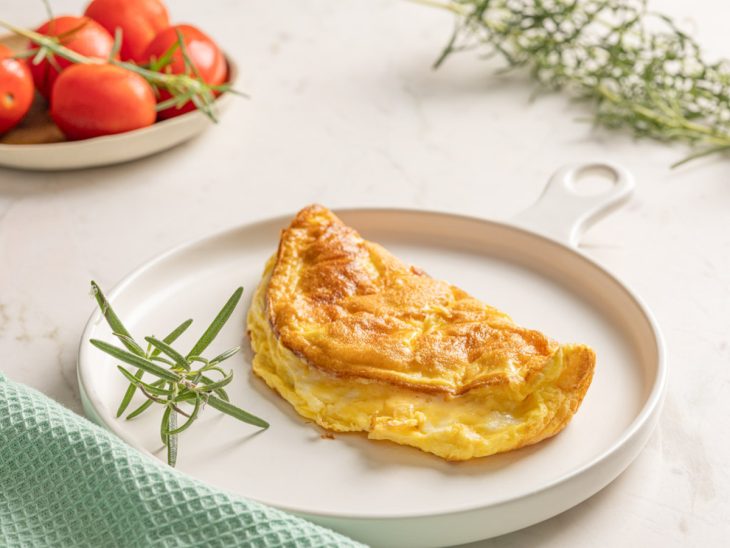 omelete com queijo