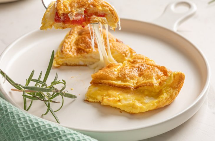 Omelete com queijo