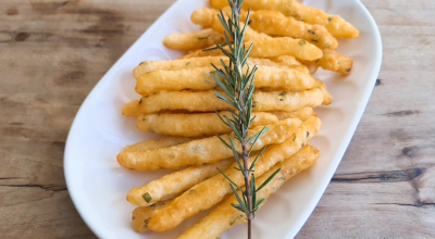 Palitinhos de batata crocante fácil