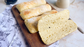 Pão ciabatta