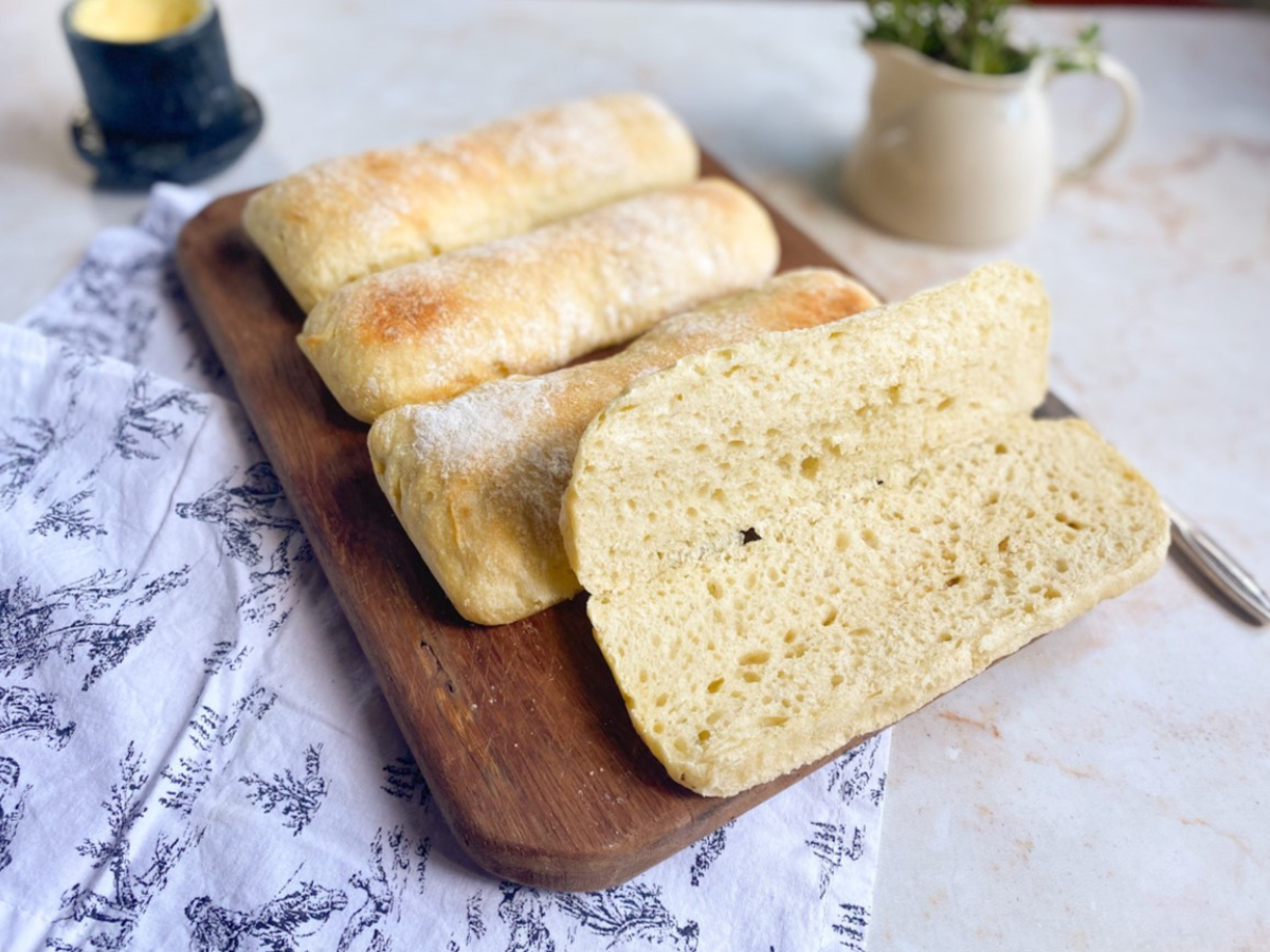 Pão ciabatta