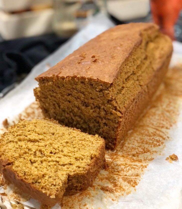 Pão de cenoura vegano