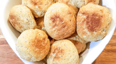 Pão de farinha de coco