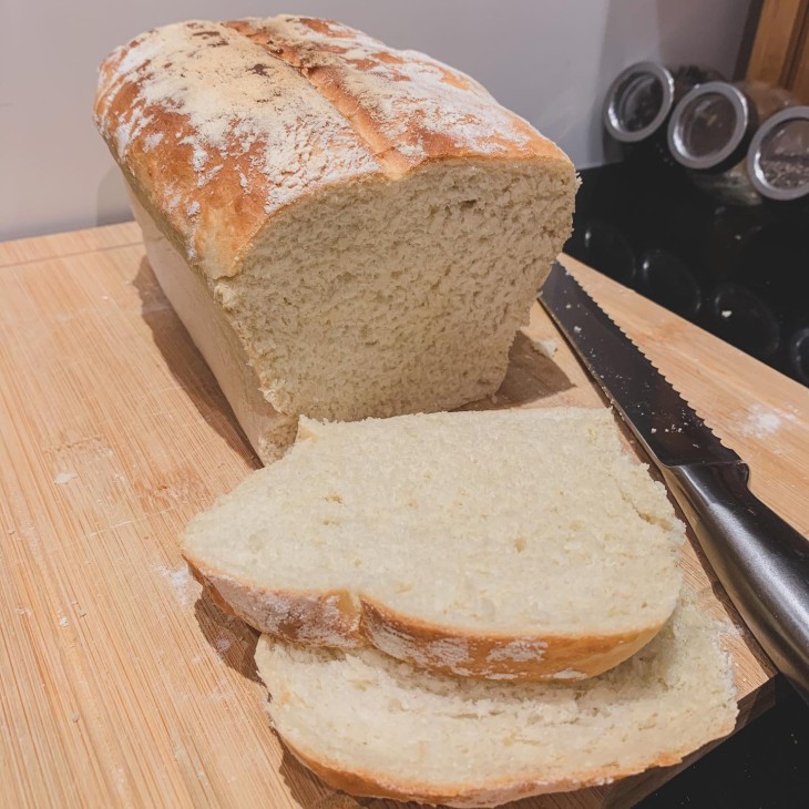 Pão de forma vegano