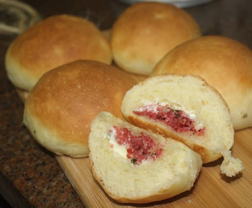 receita de pão com manteiga em inglês