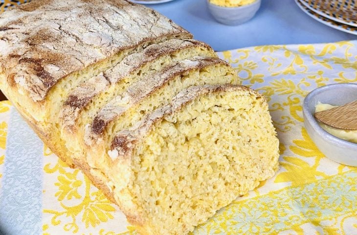 Pão de milho na air fryer