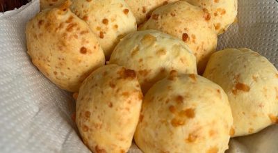 Pão de queijo com araruta