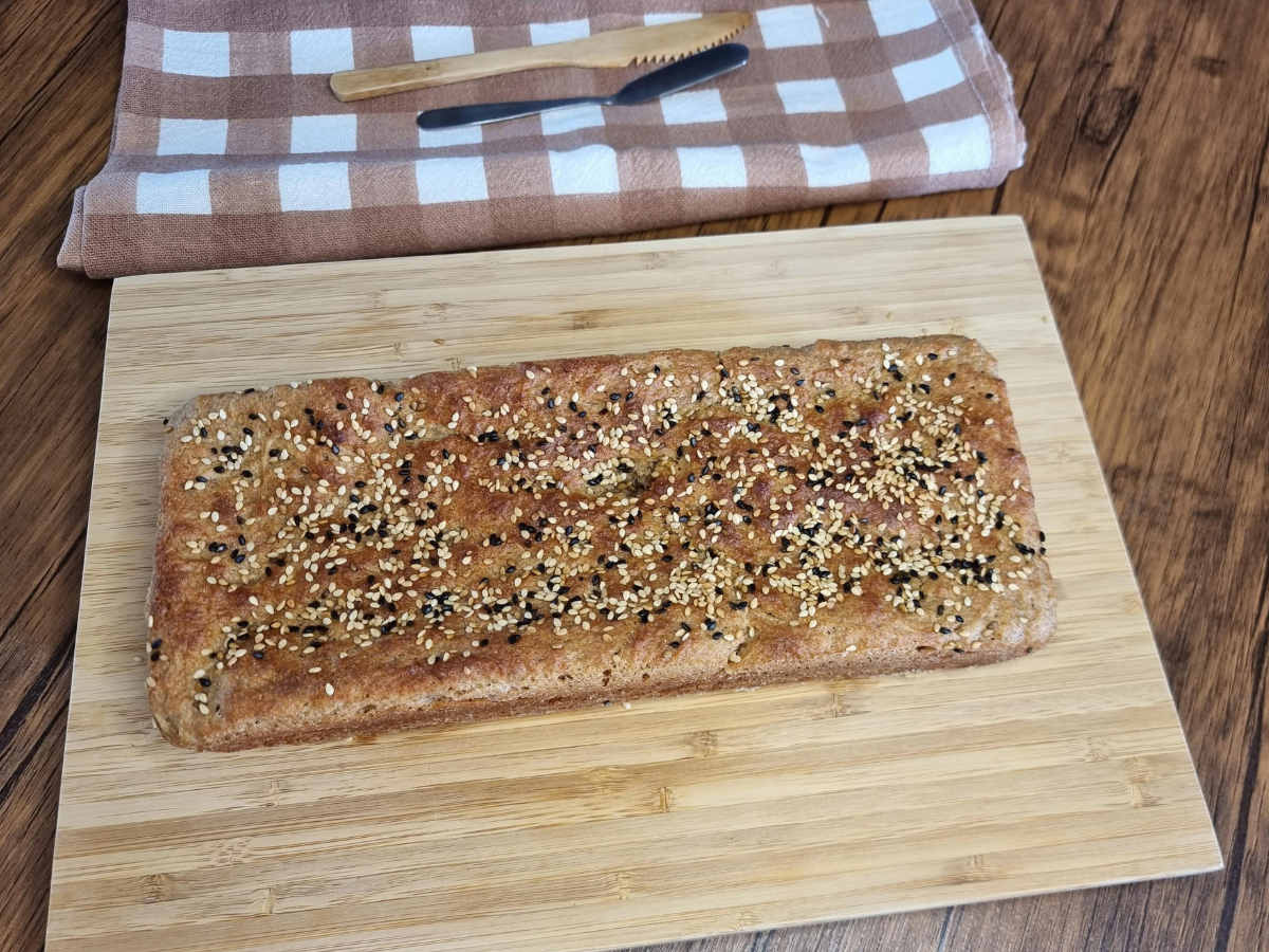 Pão integral caseiro simples