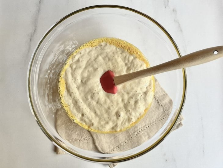 processo de preparo da massa de pão brioche