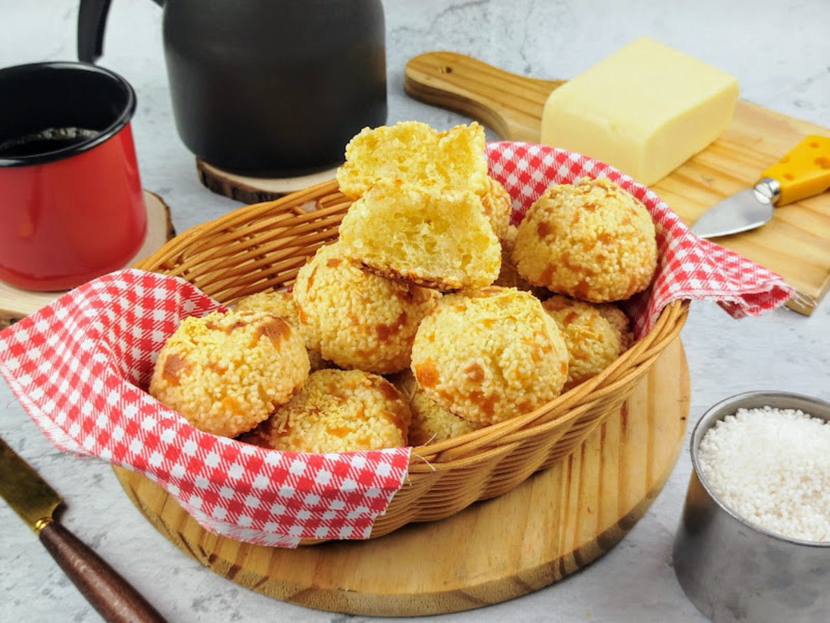 Pãozinho de tapioca fácil