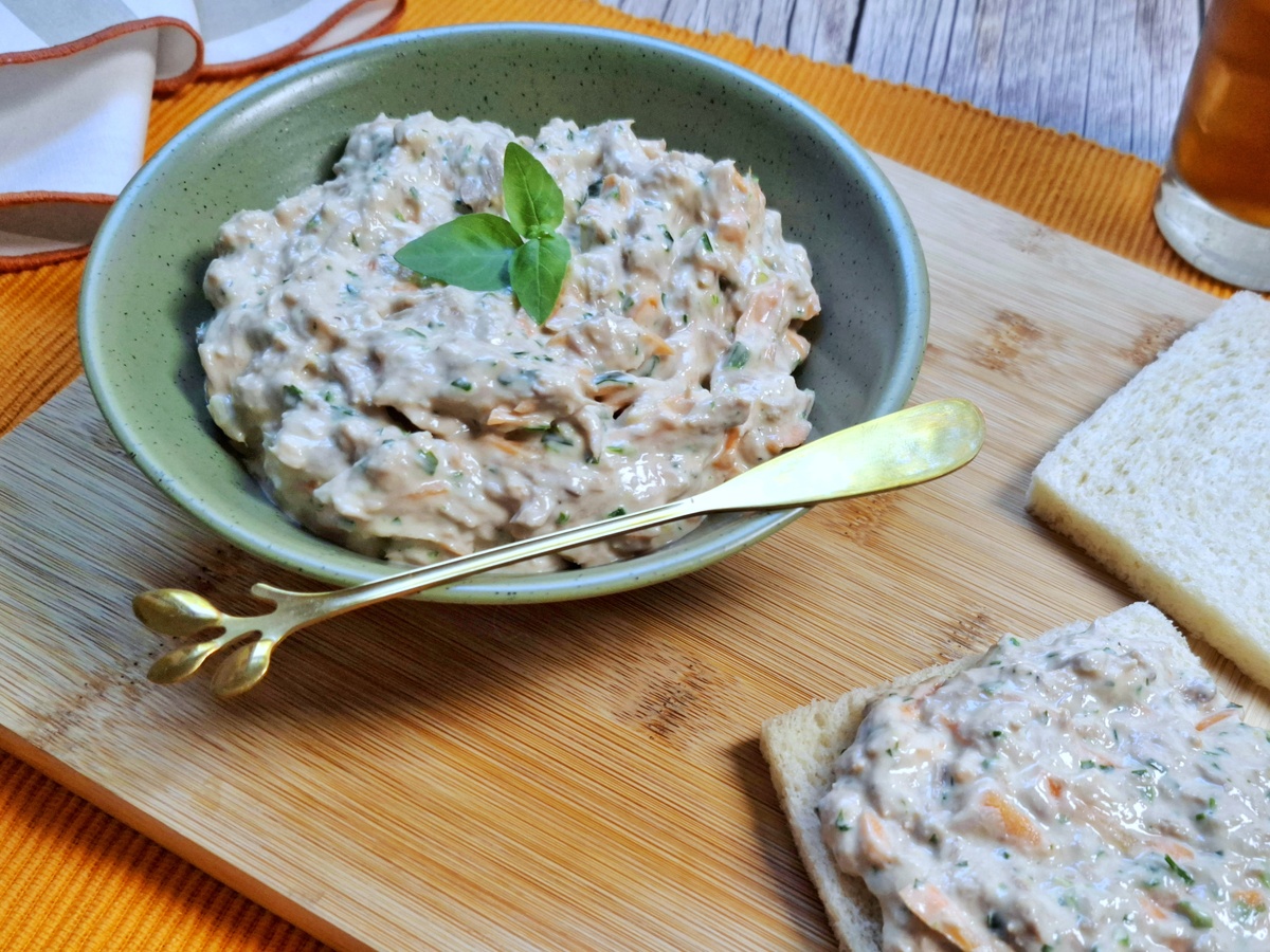 Patê de atum com cenoura