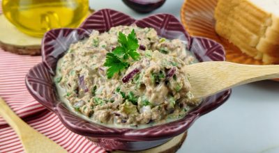 Patê de atum com requeijão light