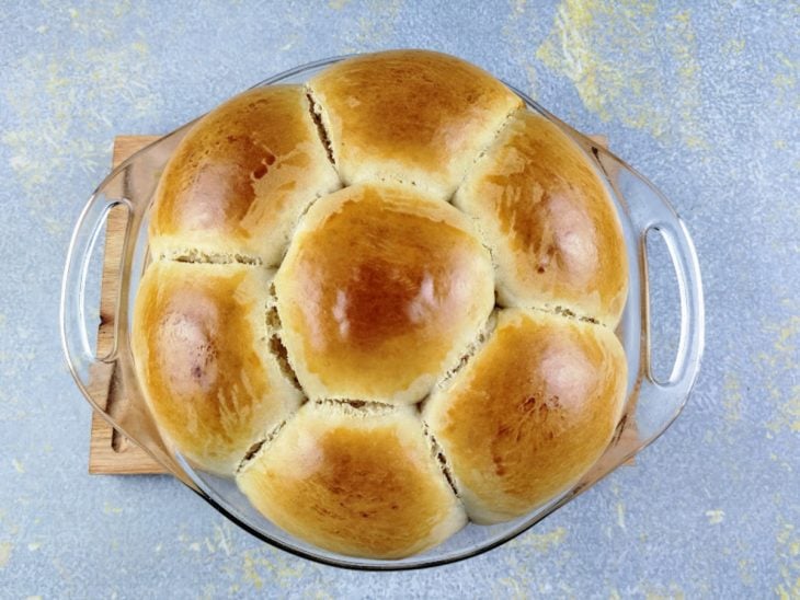 Pão preaquecido.