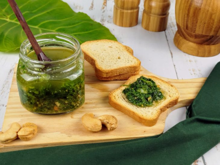 pesto de taioba