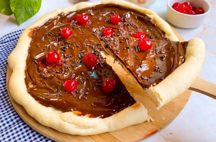 Pizza de chocolate